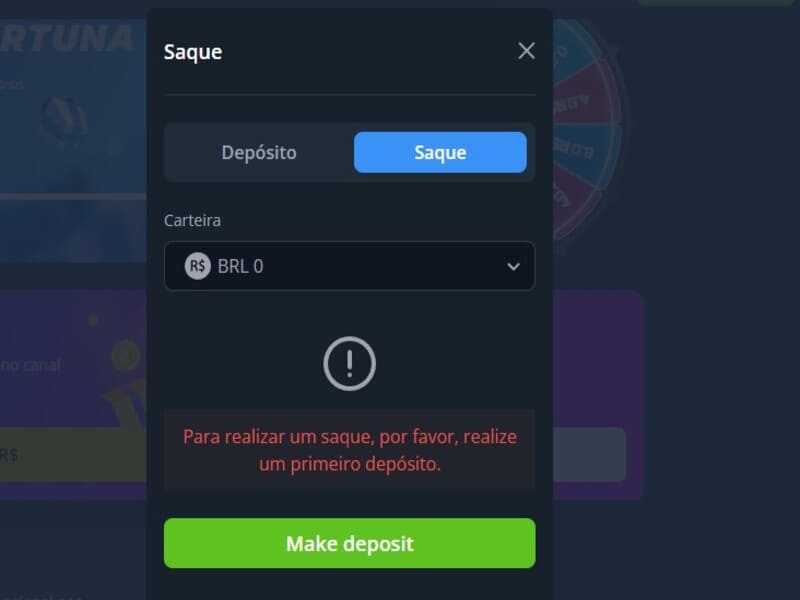 Como sacar na Chillbet