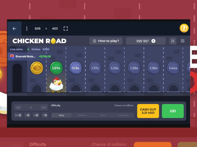 Reglas del juego de Chicken Road online
