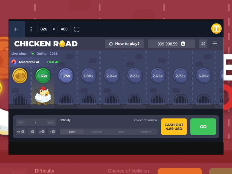 Juega gratis a Chicken Road